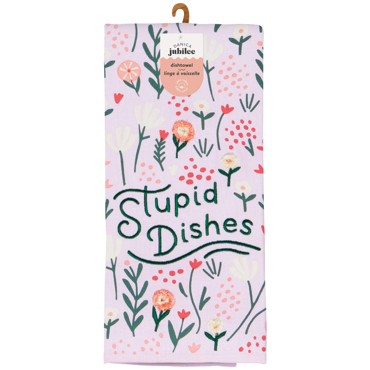 Stupid Dishes Dishtowel