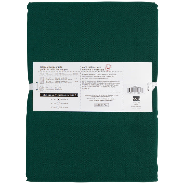 Spectrum Tablecloth Spruce 60 x 90 inch