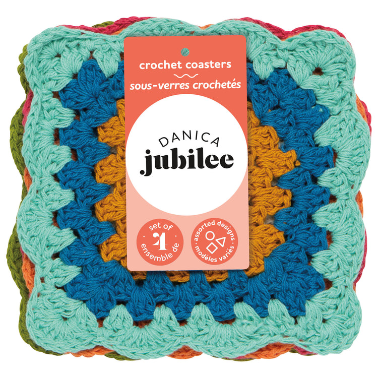 Loop de loop Crochet Coasters Set of 4