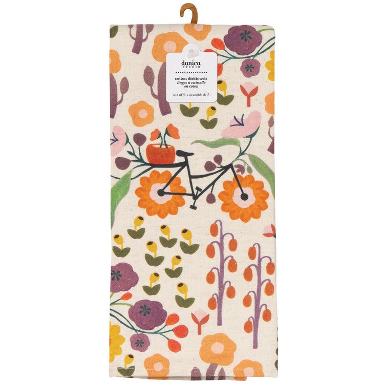 Petal Power Dishtowels Set of 2
