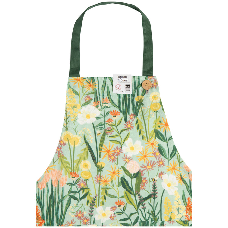 Bees & Blooms Spruce Apron
