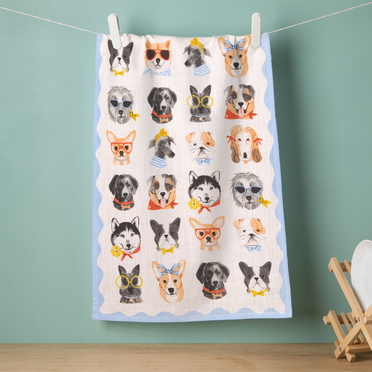 Uptown Dogs Dishtowel