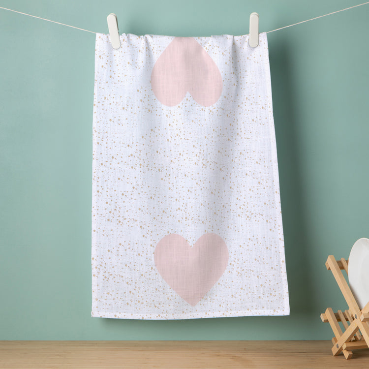 Heart Dishtowel