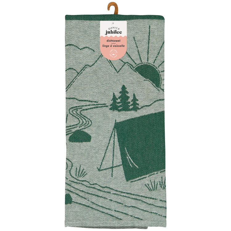 Camp Out Jacquard Dishtowel