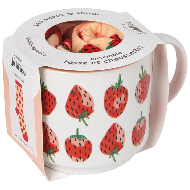 Berry Sweet Mug and Socks Set