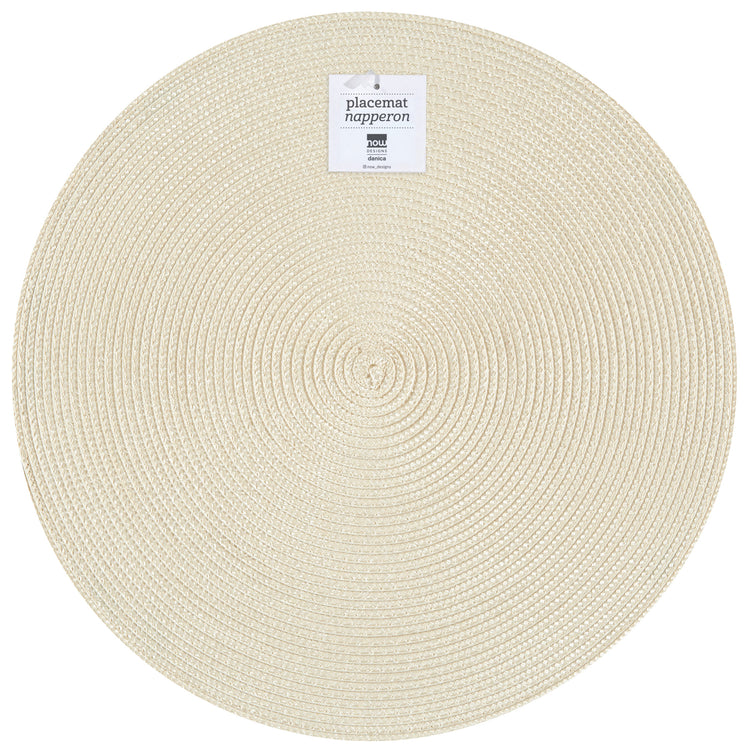Disko Ivory Round Placemat