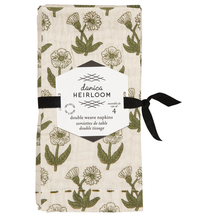 Bloom Double Weave Napkins Set of 4