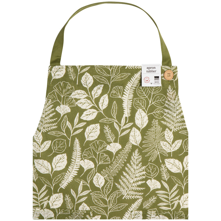 Fern & Frond Spruce Apron