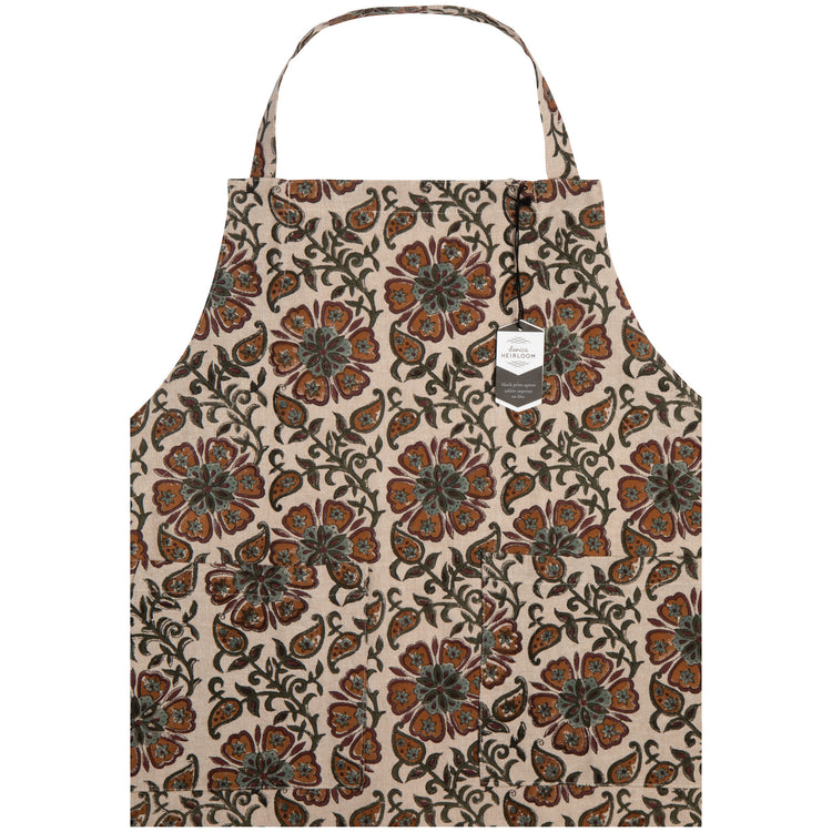Elysian Block Print Apron