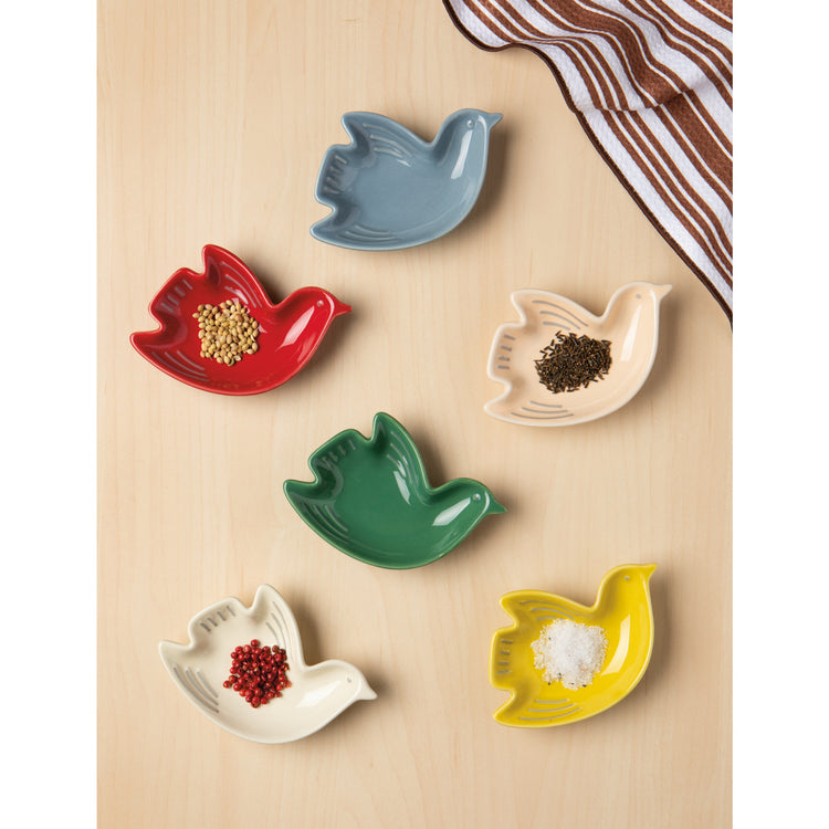 Bird Pinch Bowl Set of 6