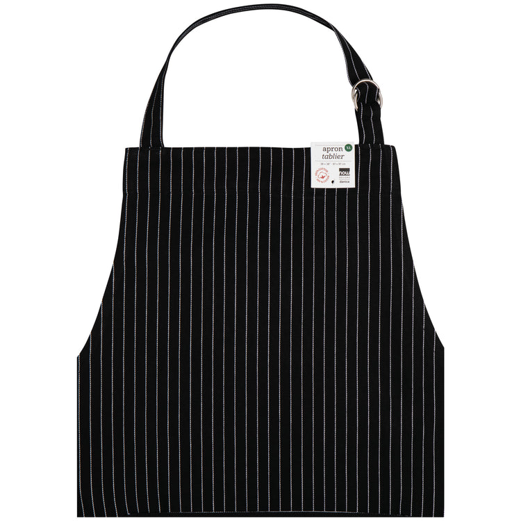 Black Pinstripe Oversized Mighty Apron