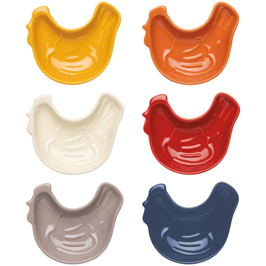 Chickens Pinch Bowls Set of 6