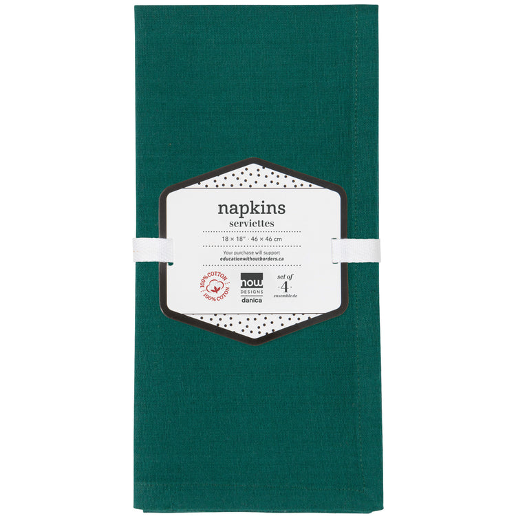 Spectrum Napkins Spruce Green Set of 4