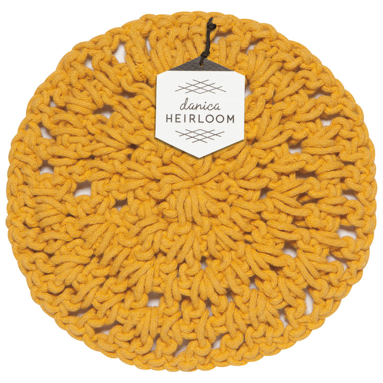 Ochre Knotted Trivet