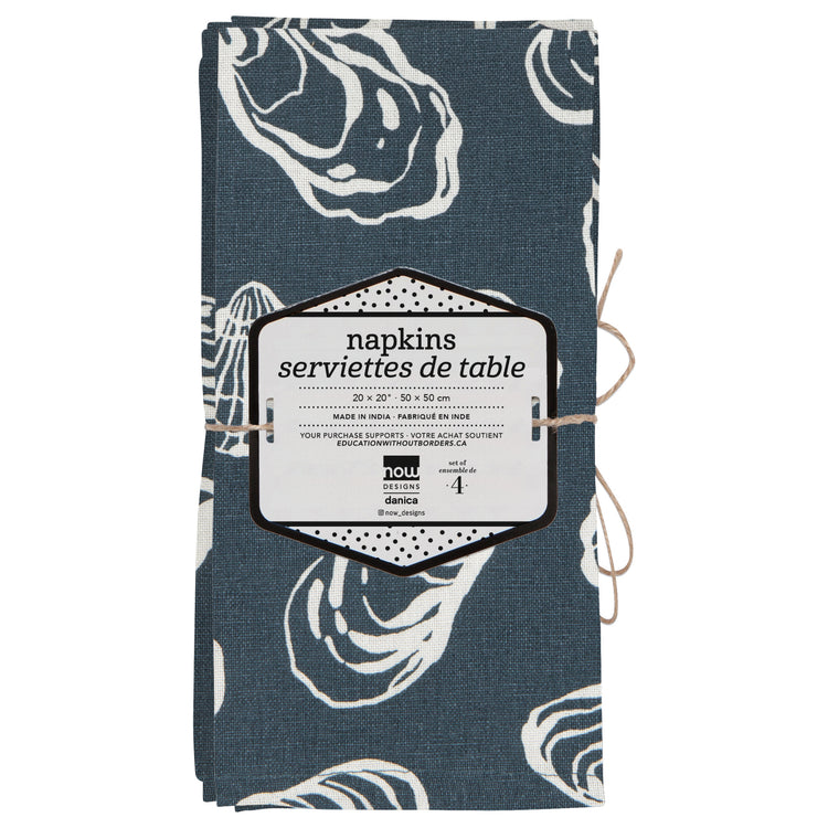 Shellfish Napkins Set of 4