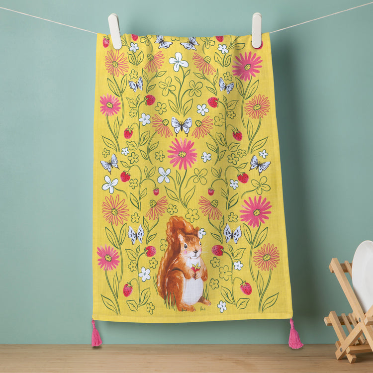 Mr. Squirrel Dishtowel