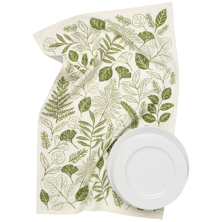 Fern & Frond Terry Dishtowel