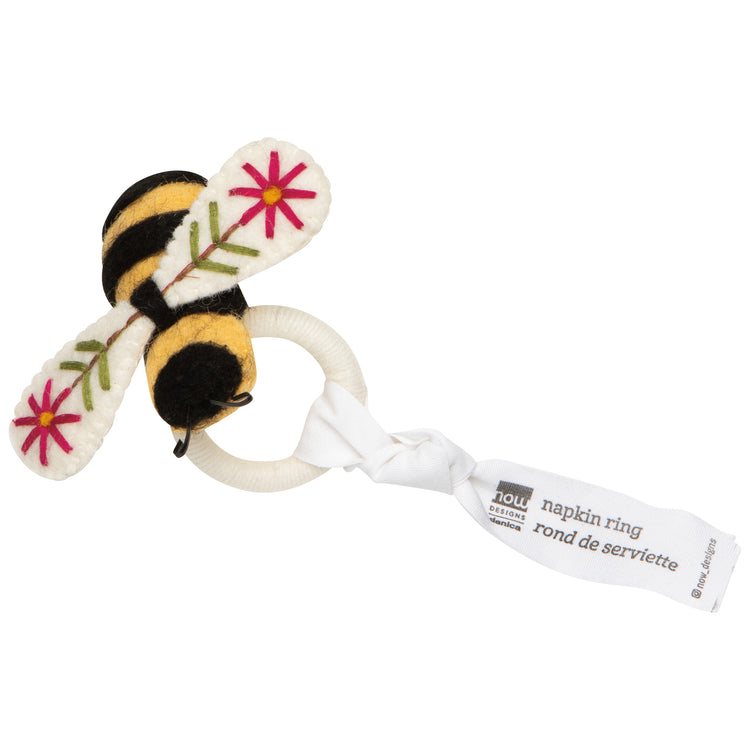 Bee Garden Felt Napkin Ring