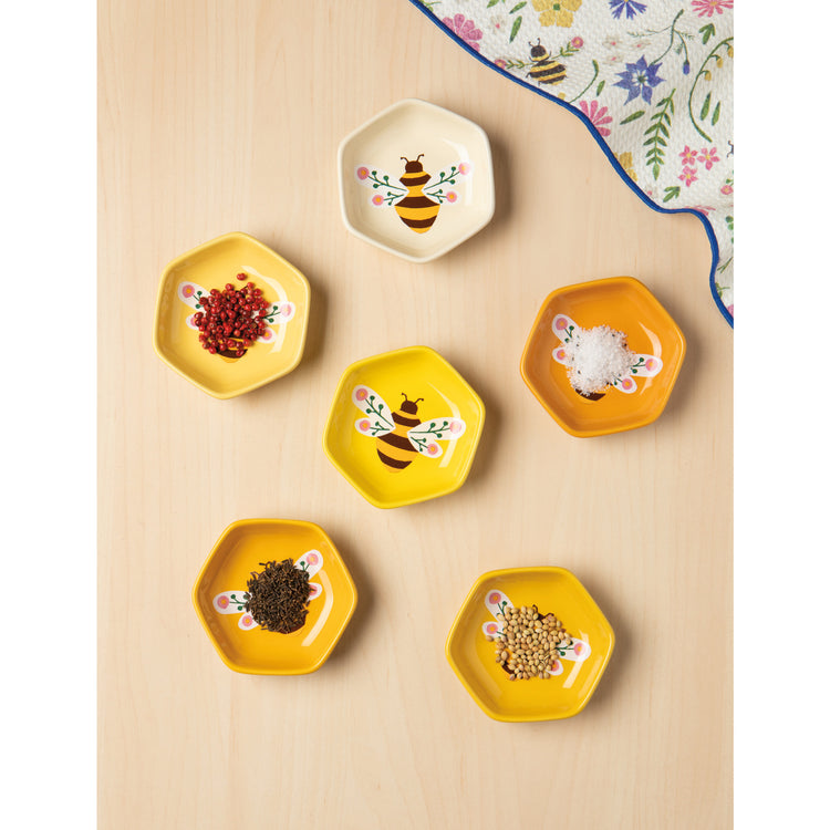 Bee Garden Pinch Bowls Set of 6
