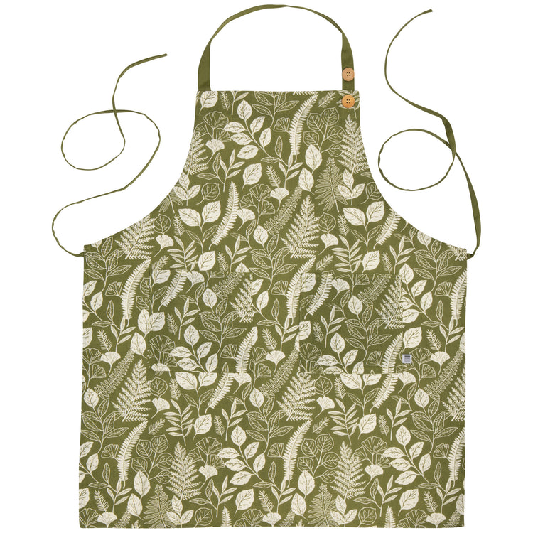 Fern & Frond Spruce Apron