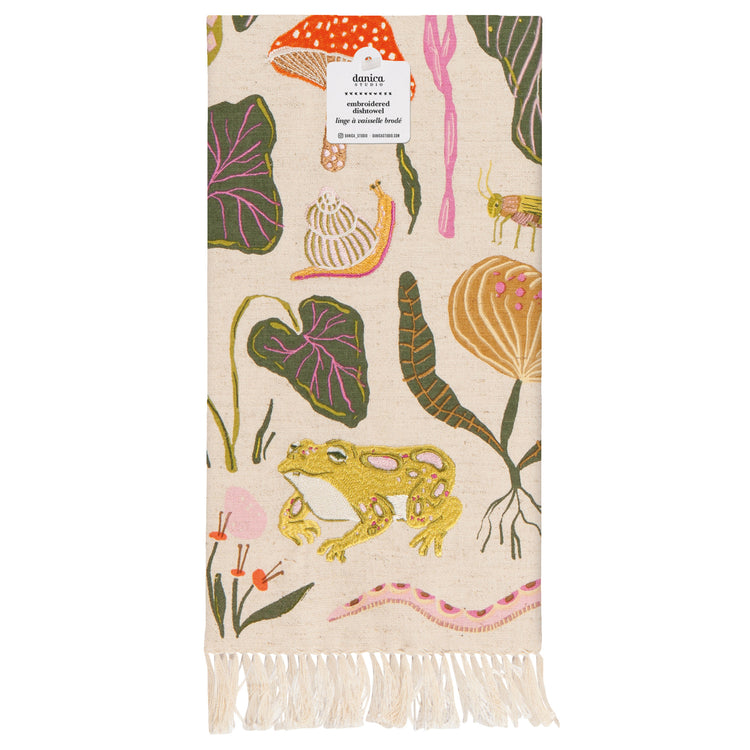 Gardenland Embroidered Dishtowel