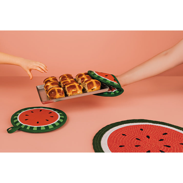 Melon Pop Braided Placemat