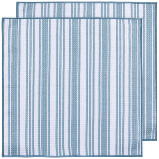Slate Blue Recycled Microfibre Dishcloths Set of 2