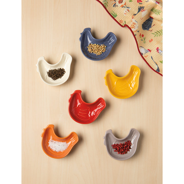 Chickens Pinch Bowls Set of 6