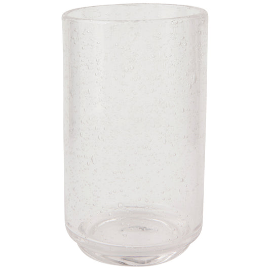 Bubbled Glass 17 oz - Clear