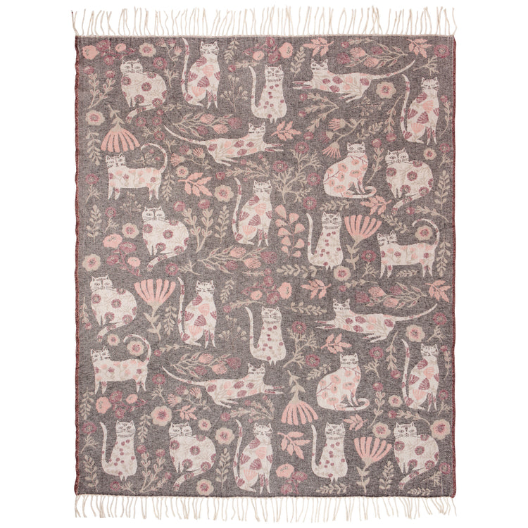 Catbloom Throw