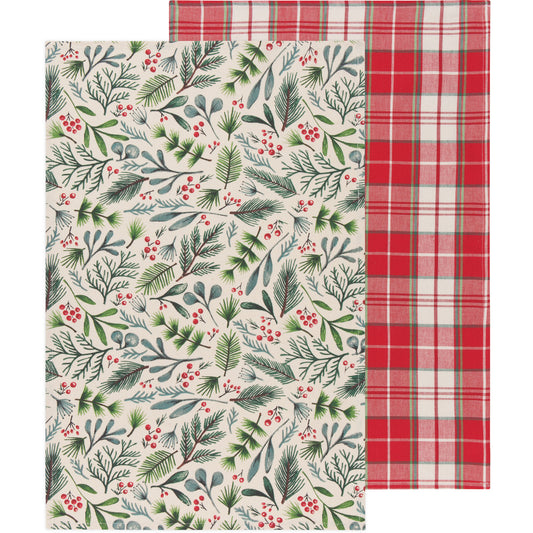 Bough & Berry Dishtowels Set of 2