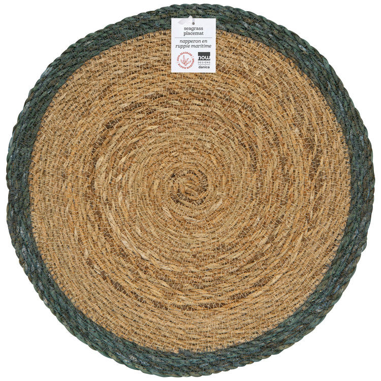 Blue Border Seagrass Placemat