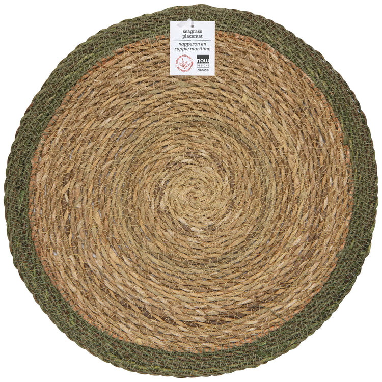 Green Border Seagrass Placemat