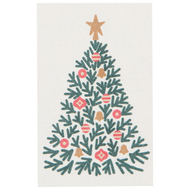 Festive Fir Christmas Pop Up Sponges Set of 4 Assorted