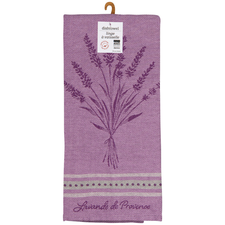 Lavender Jacquard Dishtowel