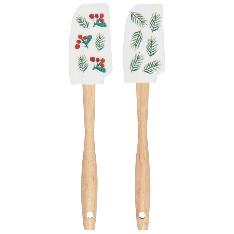 Winterberry Christmas Mini Silicone Spatulas Set of 2