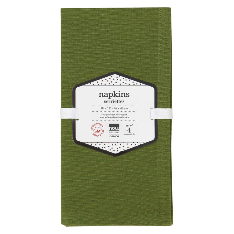 Spectrum Napkins Fir Green Set of 4