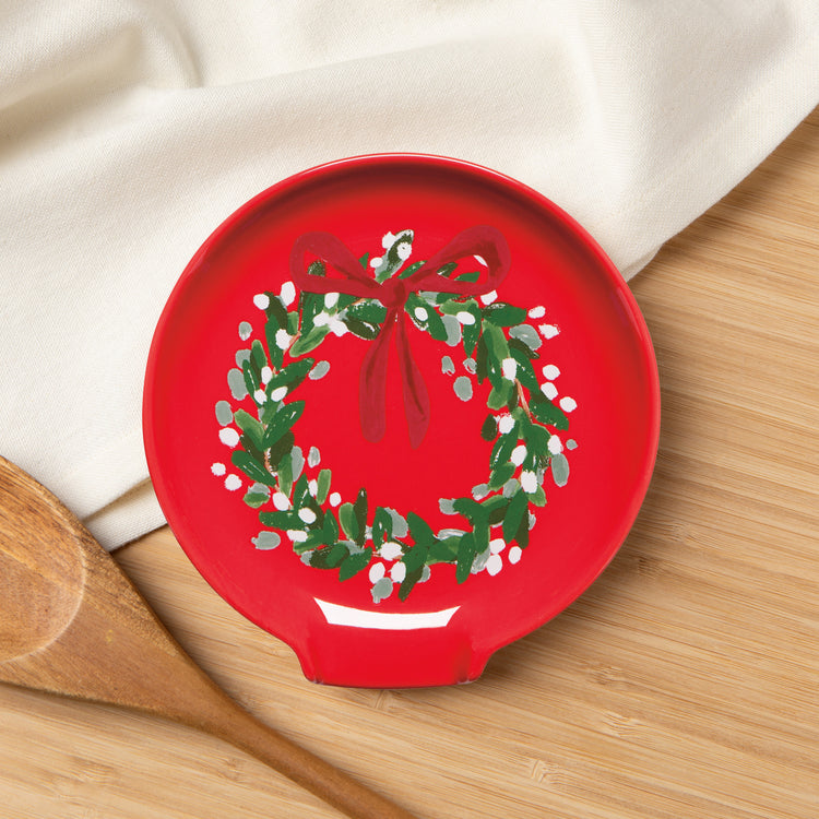 Wreaths Christmas Spoon Rest