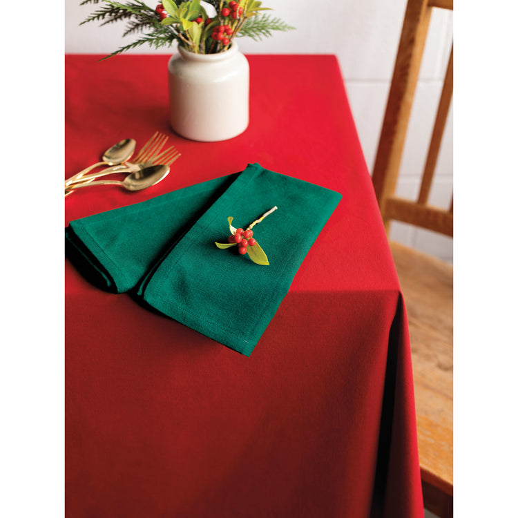 Spectrum Tablecloth Chili Red 60 x 120 inch