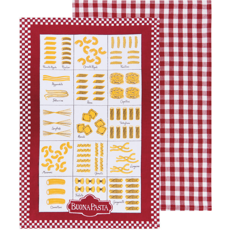 Buona Pasta Dishtowels Set of 2
