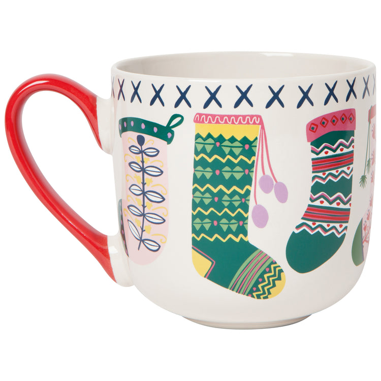Winter Woolens Christmas Mug and Dishtowel Set