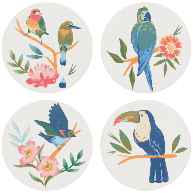 Tropical Trove Soak Up Coasters Set of 4