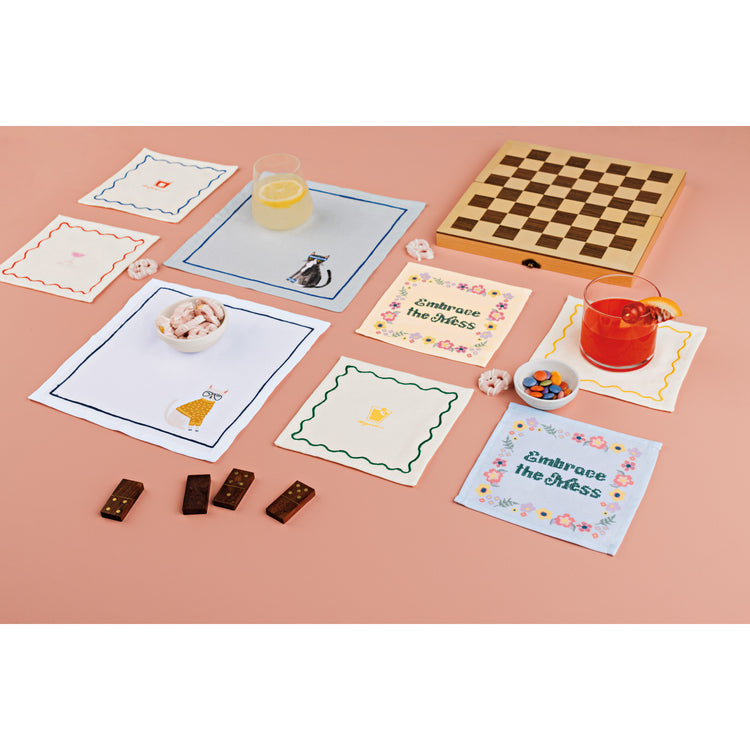 Feline Fine Cocktail Napkins Set of 4