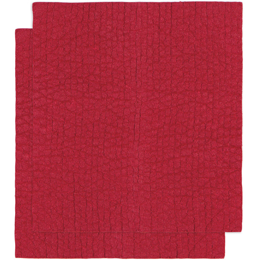Carmine Swedish Dishcloths Set of 2