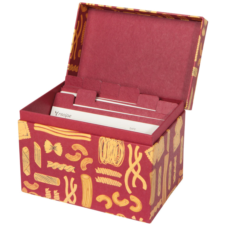 Buona Pasta Recipe Card Box