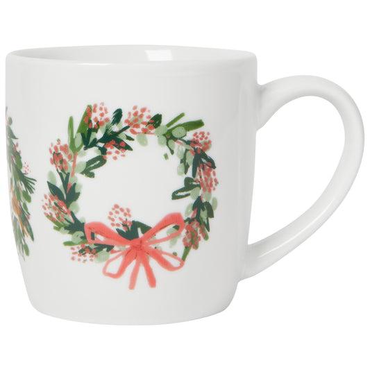 Wreaths Christmas Mug