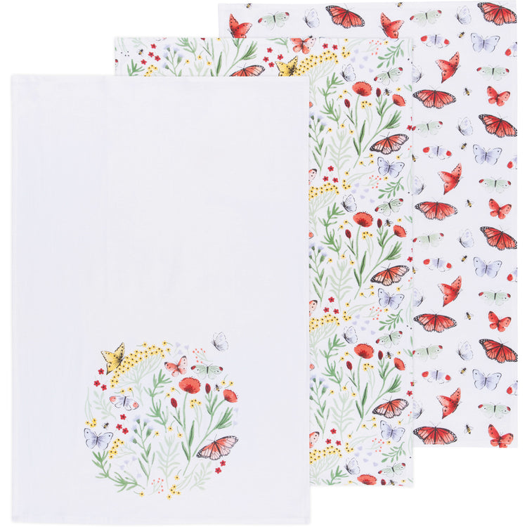 Morning Meadow Baker's Floursack Dishtowels Set of 3
