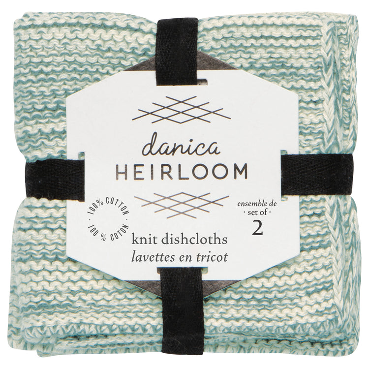 Lagoon Knit Dishcloths Set of 2