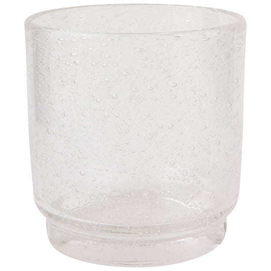 Bubbled Glass 12 oz - Clear