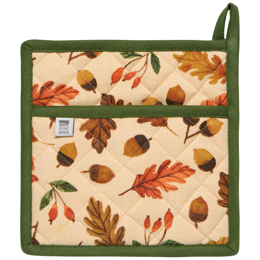 Oak and Acorn Pocket Potholder
